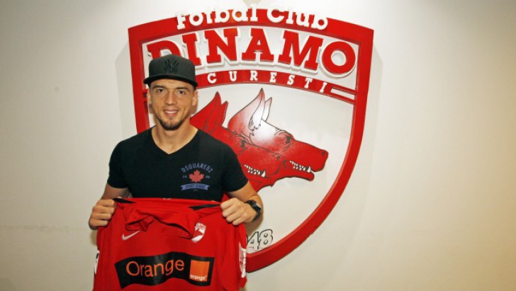 Dinamo a prezentat astăzi cel mai nou transfer al echipei anrenate de Mircea Rednic