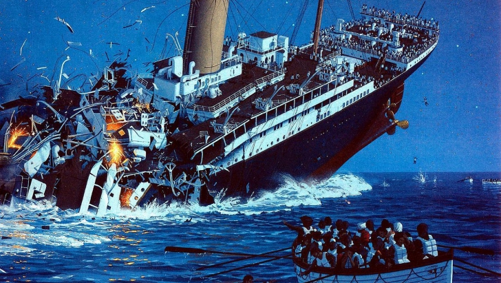 FOTO de colecţie. Iată singura fotografie cu aisbergul ce a scufundat Titanic! A fost făcută publică