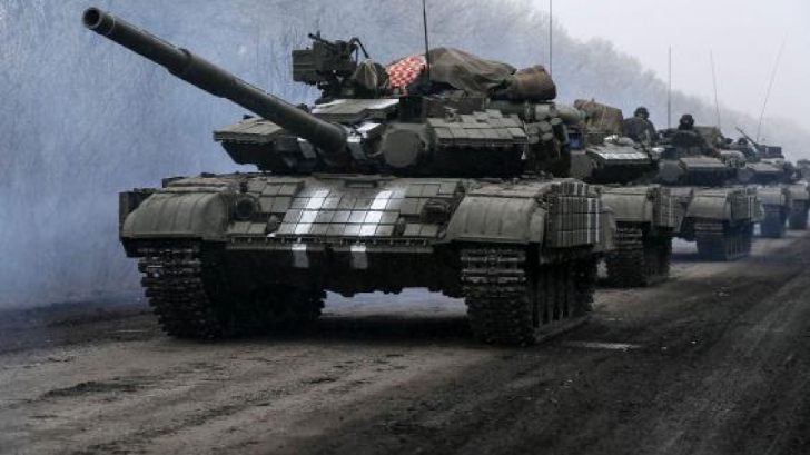 Ucraina: Separatiștii proruși anunță retragerea tancurilor de pe linia frontului