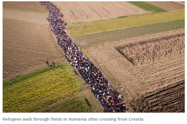 Gafă colosală în presa străină privind România: ”Refugiații merg pe... ”. Explicații halucinante!