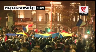 Protest în Capitală, după tragedia COLECTIV.32.000 de oameni cer DEMISIA lui Ponta, Oprea şi Piedone