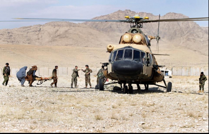 Elicopter din R. Moldova, capturat de talibani în Afganistan. Un moldovean ar fi fost ucis