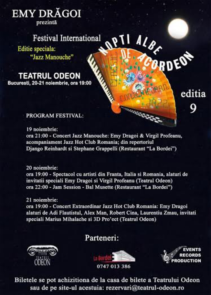 Festivalul Internațional „Nopți Albe de Acordeon”! Unde se desfășoară