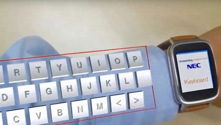 ArmKeypad, demn de SF. Aplicaţia care îţi transformă mâna în tastatură virtuală