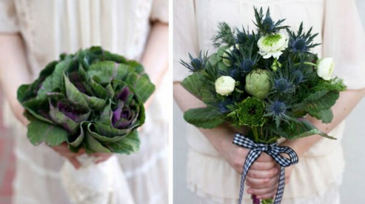 Noua modă la nunți: legume în loc de flori în buchetul miresei. Cum arată 