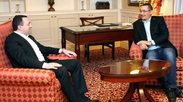 Victor Ponta, vizită secretă la Tbilisi, unde s-a întâlnit cu premierul georgian