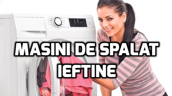 eMAG – Promoție uriașă cu 7 zile înainte de Black Friday – TOP 7 mașini de spălat ieftine