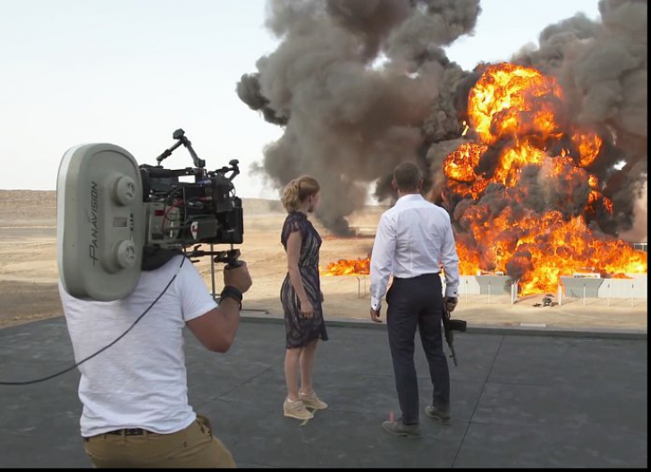 Imagini cu explozia din James Bond Spectre, ajunsă în Cartea Recordurilor