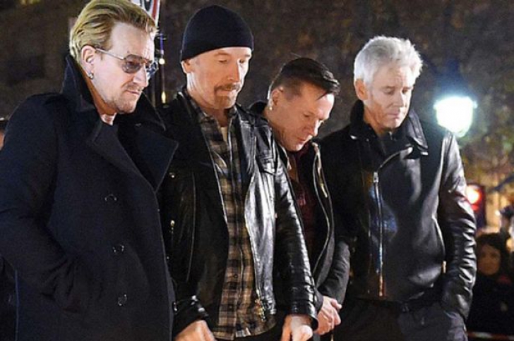 U2, omagiu pentru victime