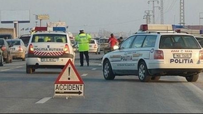 Accident rutier grav în ziua de Crăciun, în Dej. Şoferul a scăpat cu viaţă în mod miraculos