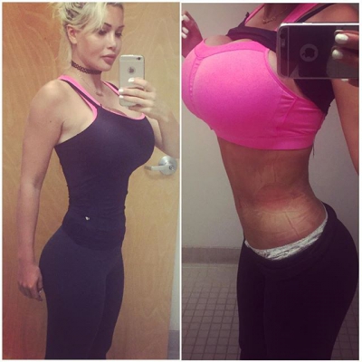 Modelul este Jesicca Rabbit