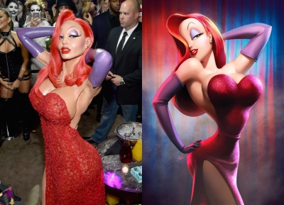 Modelul este Jesicca Rabbit