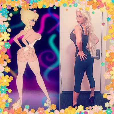 Modelul este Jesicca Rabbit