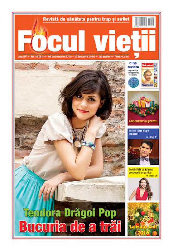 Teodora Drăgoi Pop: "Îmbătrânim când nu mai iubim"