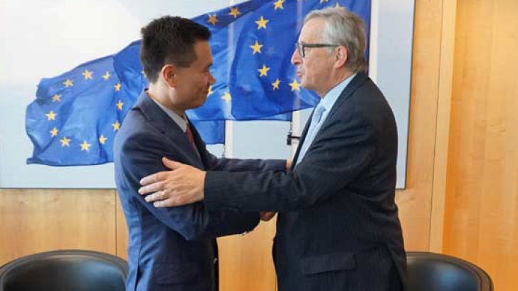 Ye Jianming, președintele CEFC, întâlnire cu președintele Comisiei Europene