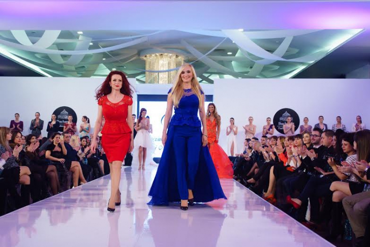 Rebecca Prodan a strălucit la prezentarea de modă semnată Lăcrămioara Iordăchescu și Adela Diaconu