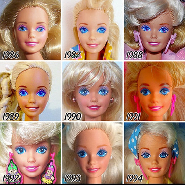 Cât de mult s-au schimbat păpușile Barbie în 56 de ani. Diferențele sunt uriașe!