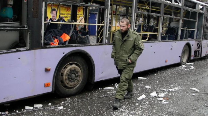 Explozie puternică în Ucraina, la Donețk