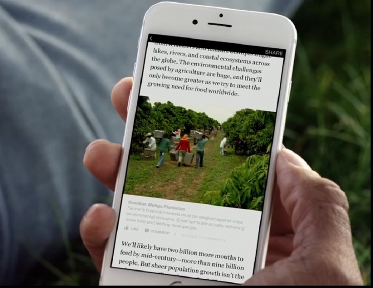 Funcția Instant Articles a Facebook, disponibilă pe Android