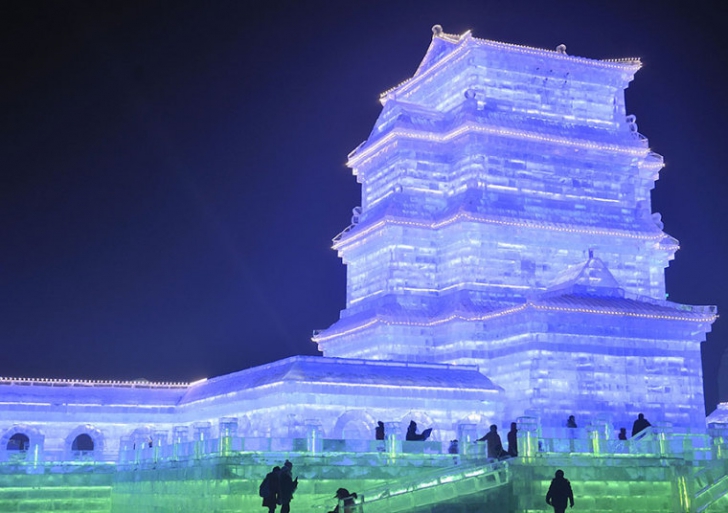 Orașul de gheață din Harbin. Când va fi inaugurat festivalul sculpturilor înghețate