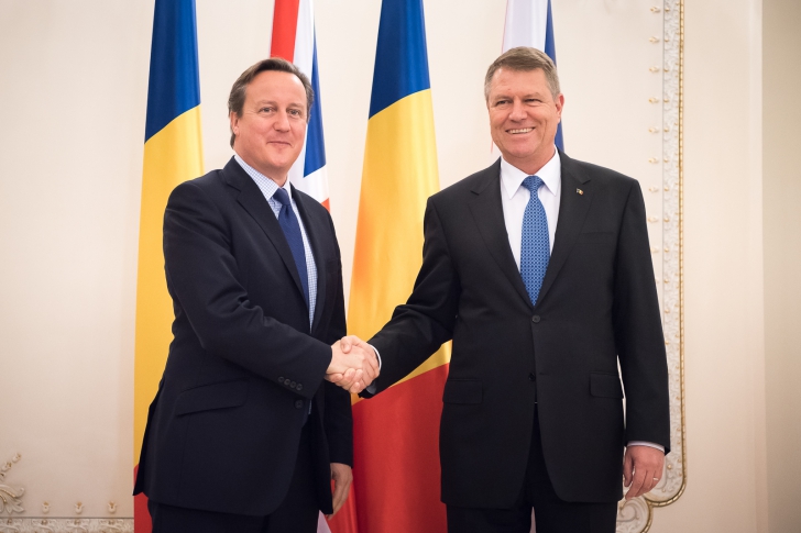 Iohannis: UE e mai puternică cu Marea Britanie. Cameron: Vreau să rămânem într-o UE reformată 