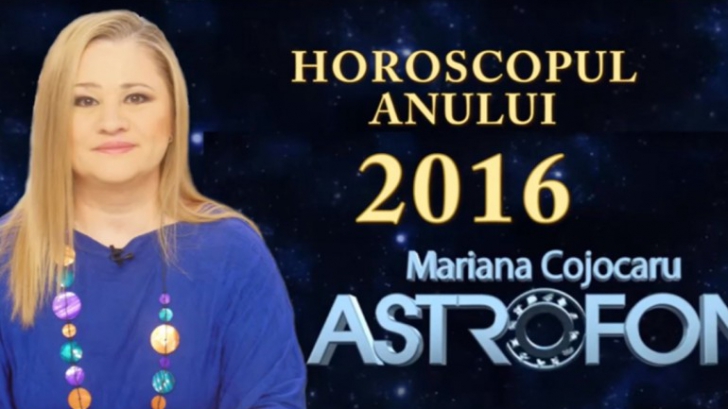 Horoscop Mariana Cojocaru 2016