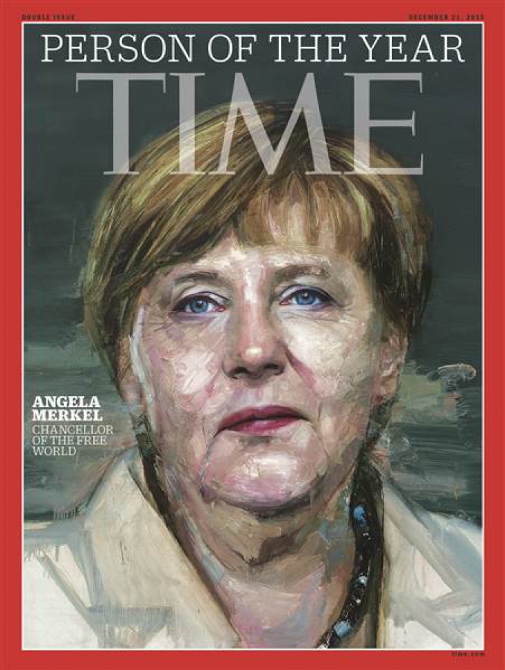 Cancelarul german Angela Merkel, desemnată personalitatea anului de revista TIME