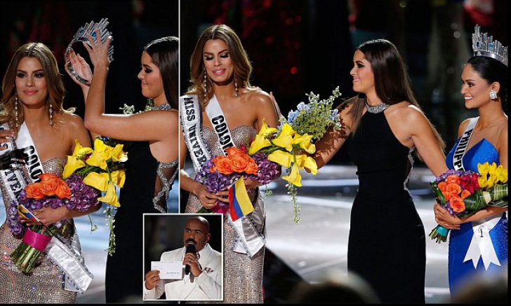 Gafă uriașă la Miss Univers! Miss Columbia a deținut titlul doar două minute