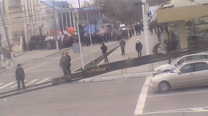 TENSIUNI. Proteste la Tiraspol, după ce echipa liderului Evgheni Șevciuk a pierdut alegerile
