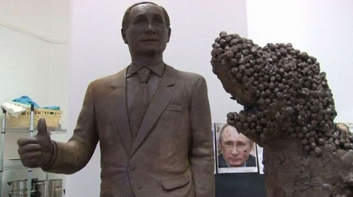 Putin va avea o statuie de ciocolată 