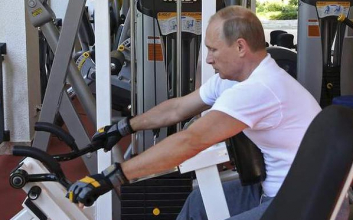 Putin la fitness
