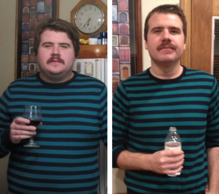 A renunțat la alcool de un an. Transformarea sa a făcut senzație pe Facebook