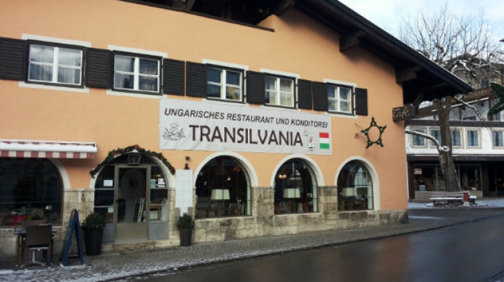 Un restaurant din Germania numit ”Transilvania” are specific unguresc și afișează drapelul Ungariei