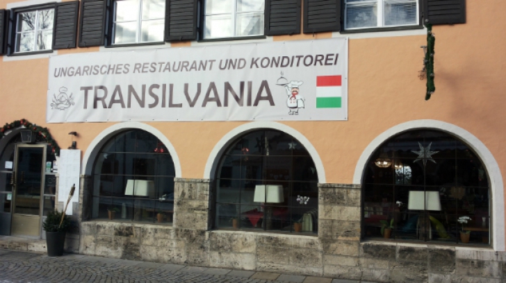 Un restaurant din Germania numit ”Transilvania” are specific unguresc și afișează drapelul Ungariei