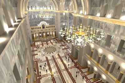 Cum va arăta în interior Catedrala Mântuirii Neamului, atunci când va fi gata