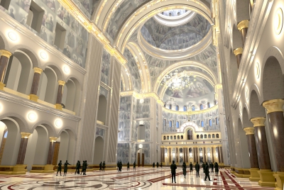 Cum va arăta în interior Catedrala Mântuirii Neamului, atunci când va fi gata