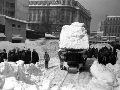 Zăpezile din cele mai geroase ierni. Cum au supravieţuit românii Marelui Viscol din 1954