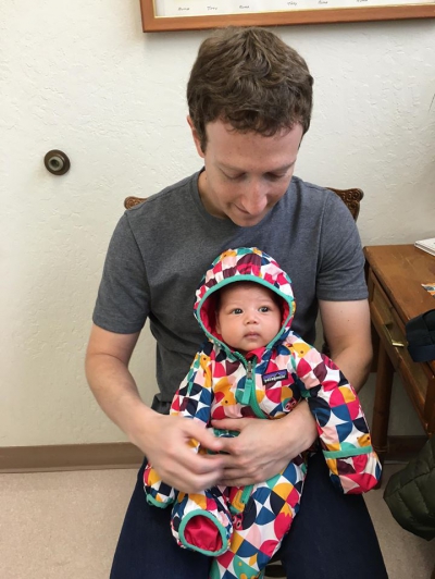 Mark Zuckerberg a publicat o fotografie adorabilă cu fiica sa, Max