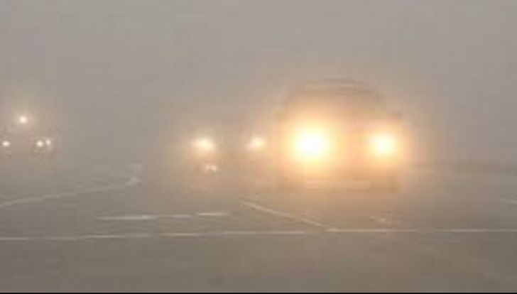 Atenție, șoferi! Cod Galben de ceață în mai multe zone din țară