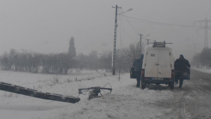 41 de localități din Giurgiu și Ilfov, fără curent electric