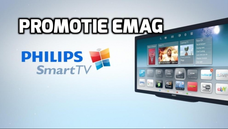 eMAG – Televizoare Philips cu prețuri mult reduse