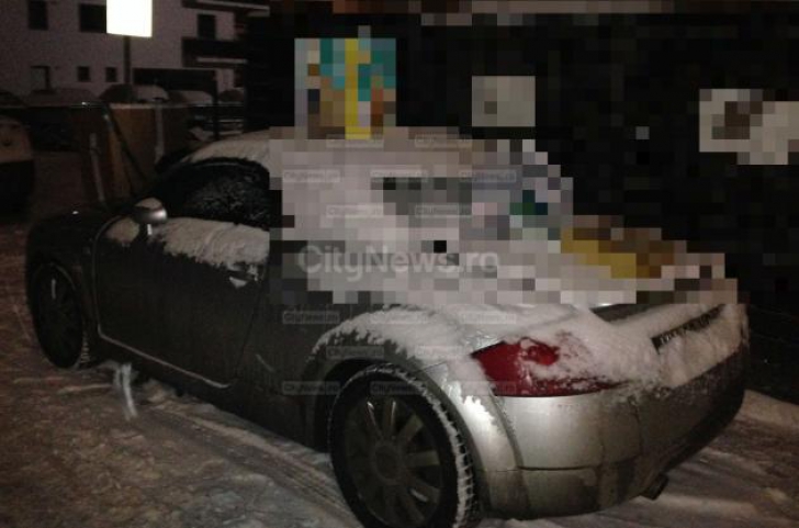 Cum a fost pedepsit un şofer din Cluj după ce a parcat greşit. Lecţie....murdară - FOTO