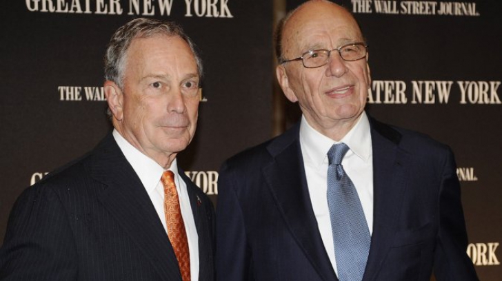 Candidatura lui Michael Bloomberg la alegerile prezidenţiale din SUA, susţinută de Rupert Murdoch