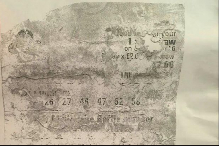Așa arată biletul la Loto de 43 de mil. euro, distrus. S-au verificat numerele. Ce s-a decis