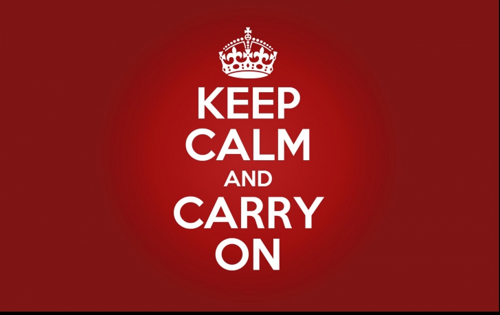 Mesajul sinistru din spatele posterului ”Keep Calm and Carry On”