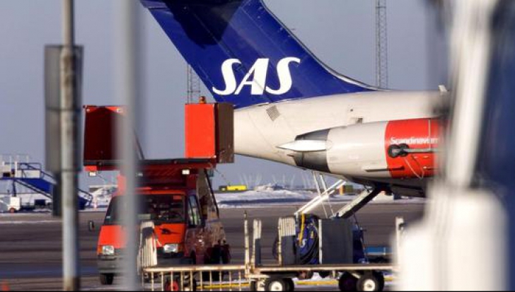 Amenințare cu bombă la bordul unui avion de linie al companiei SAS