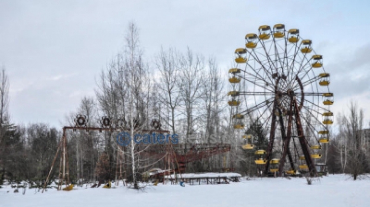 30 de ani de la Cernobîl. Cum arată acum oraşul părăsit Pripiat - filmare spectaculoasă cu drona