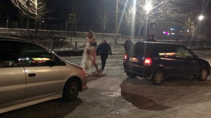 Imagine şocantă: cum a fugit un pacient din spital, în Rusia. I se făcuse "poftă de bere"