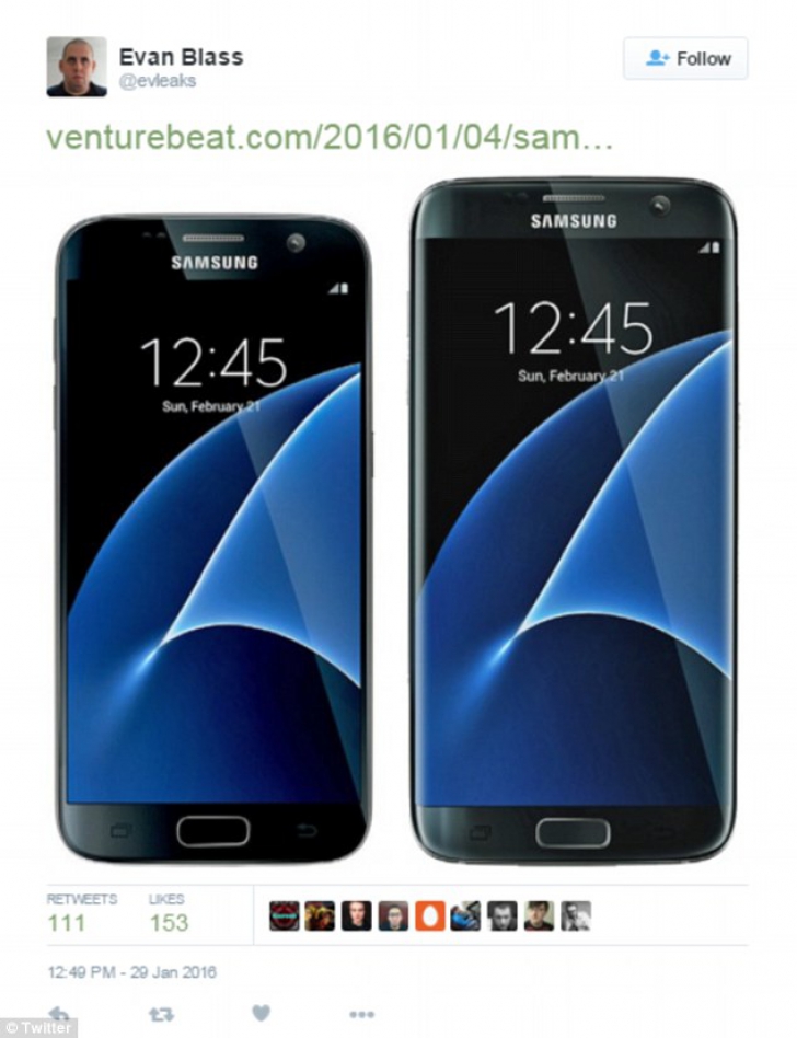 Imagini cu Samsung Galaxy S7, pe Internet