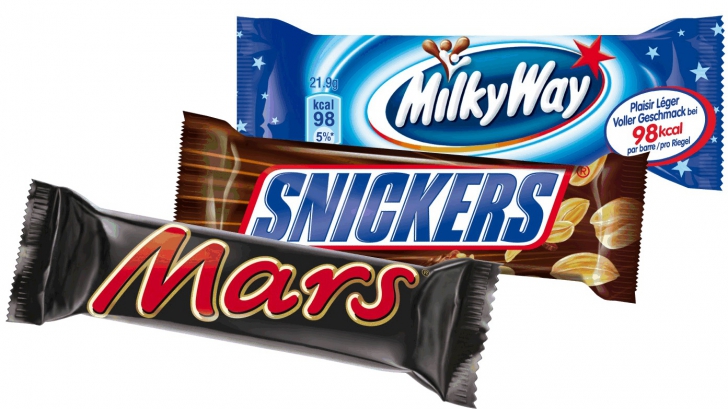 Toate ciocolatele Mars, Snickers şi Milky Way, RETRASE din magazine. Ce s-a găsit într-o ciocolată